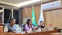 Vereadores, Fábio Simões, Claudiane Gonçalves e Renilson Aparecido. 