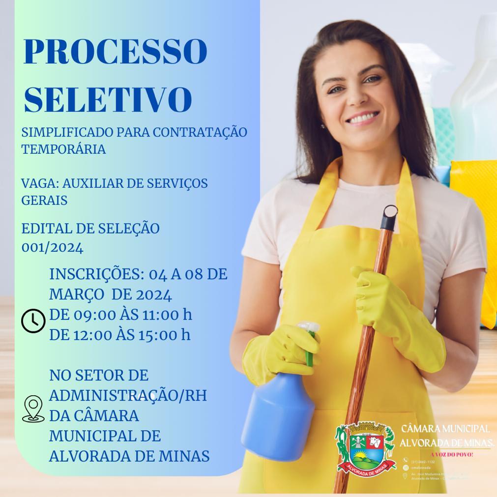 Processo Seletivo 001/2024